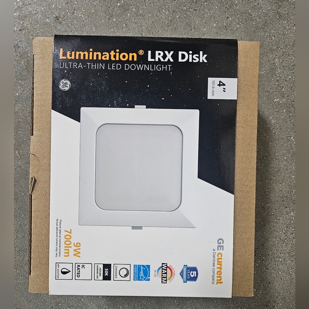 LED LUMINAIRES LRXDS4079WWMD 2700K/3000K/3500K 40W 120V E26 NEW,QTY AVAIALABLE